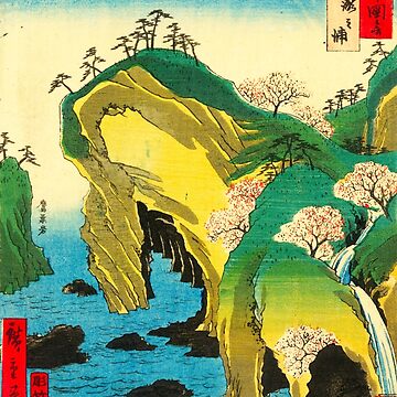 Artwork thumbnail, "Noto, taki no ura" by Ando Hiroshige by Ukiyo-e World