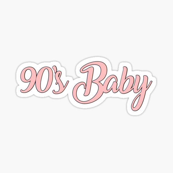 90s Baby Sticker