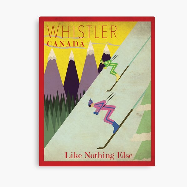 Item preview, Whistler Canada Ski Poster designed and sold by Simpson Graphics.