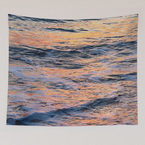 Item preview, Sunset Ocean Waves designed and sold by julieerinphotos.