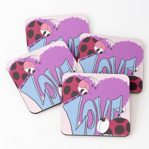 Item preview, Ladybug Love Illustration designed and sold by OneArtsyMomma.