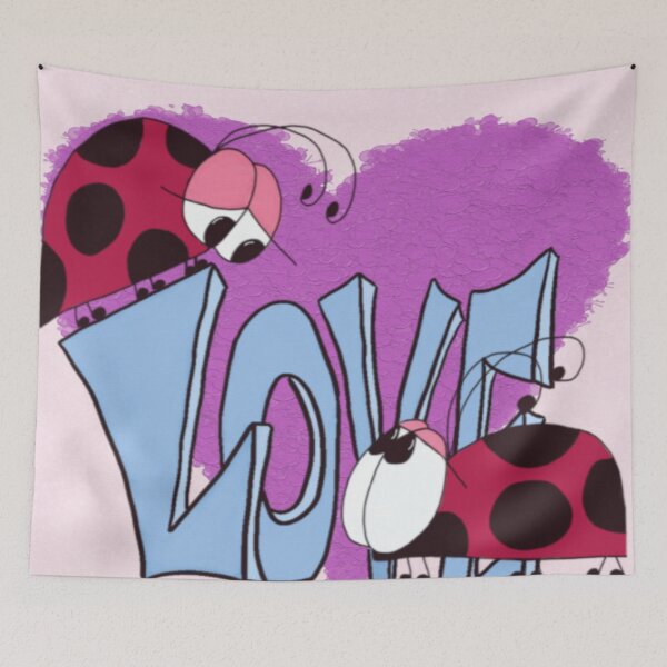 Item preview, Ladybug Love Illustration designed and sold by OneArtsyMomma.
