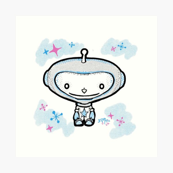 Space Noggin Art Print