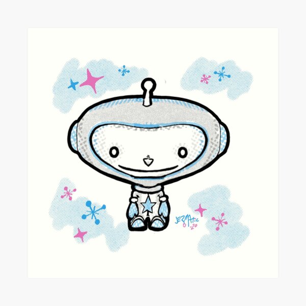 Space Noggin Art Print