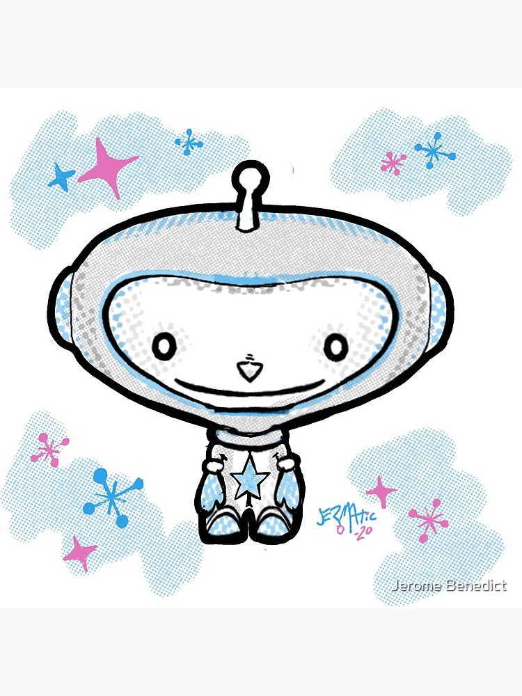Thumbnail 3 of 3, Art Print, Space Noggin designed and sold by jeromatic.