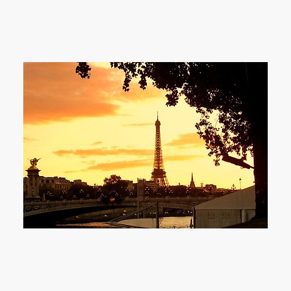 Item preview, A Paris  walk at sunset designed and sold by stevepaint.