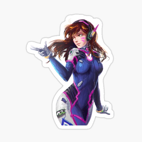 D.va wink Sticker
