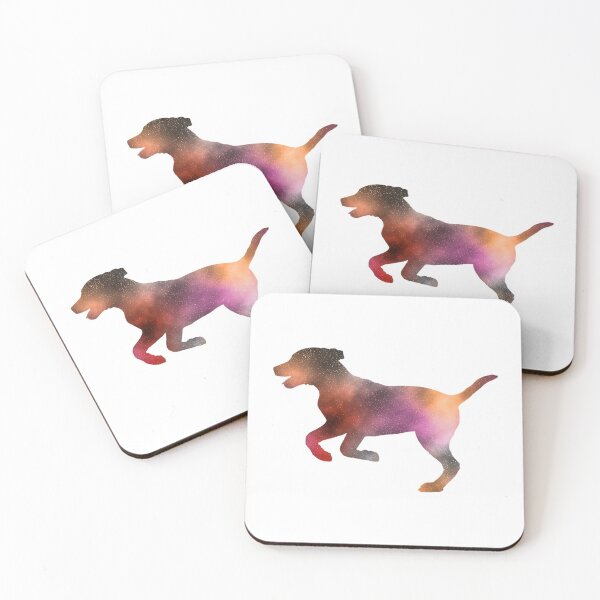 Item preview, Lesbian Pride Nebula Playful Puppy designed and sold by spaceacedesigns.