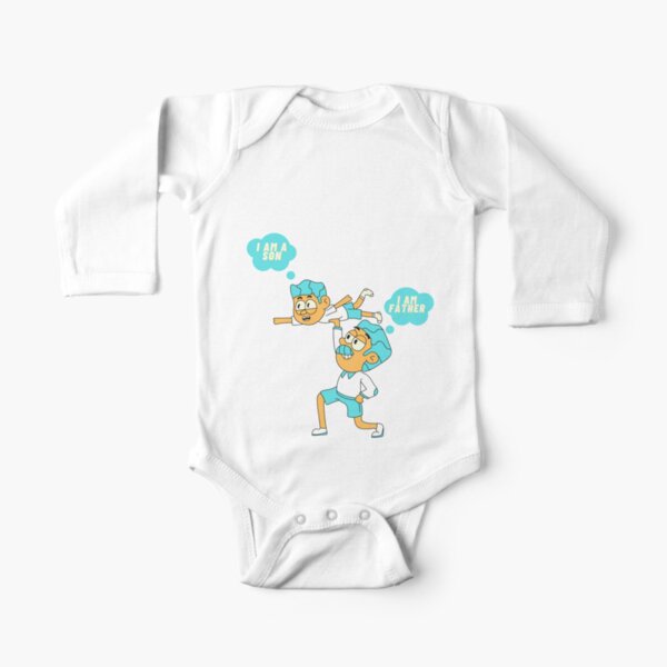 i am a son i am father BOY Long Sleeve Baby One-Piece