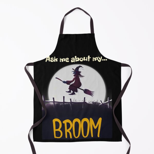 Item preview, Ask Me About My Broom Funny Witch Halloween Design designed and sold by up4tee.