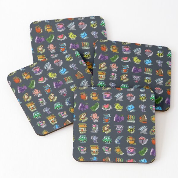 Item preview, Alphabet Objects - Dark designed and sold by by-lauren.