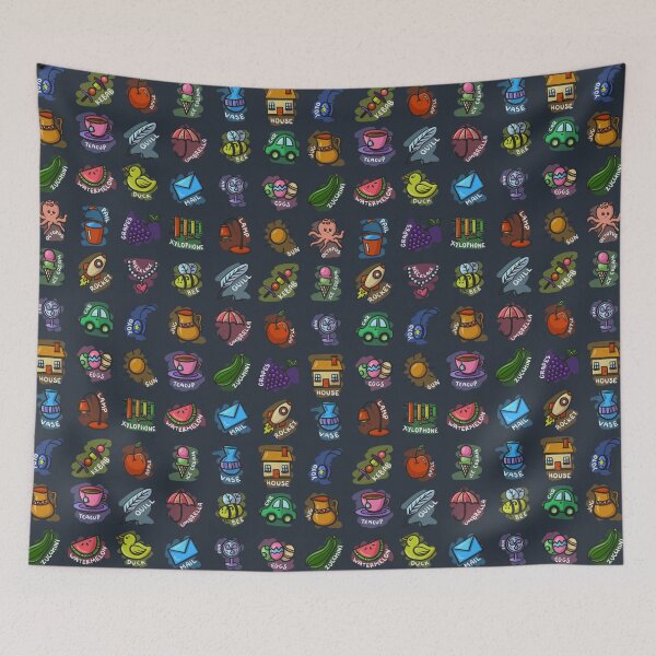 Item preview, Alphabet Objects - Dark designed and sold by by-lauren.