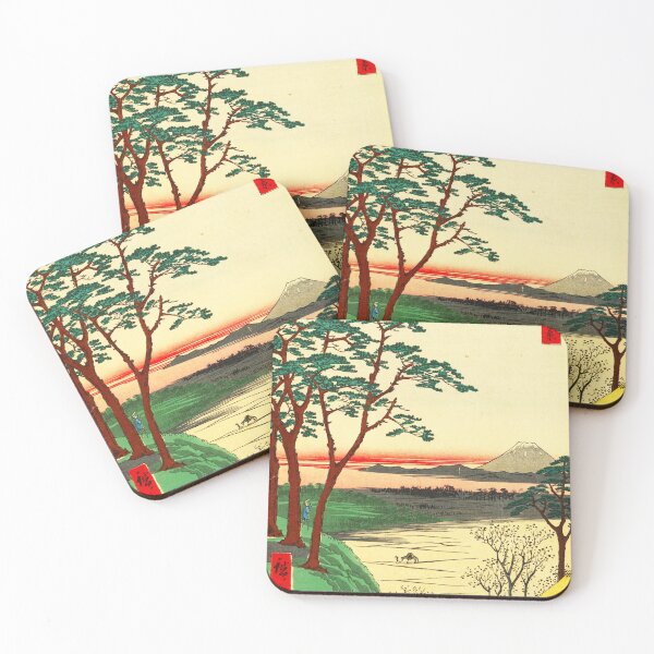 Item preview, "Meguro jijigachaya" by Ando Hiroshige designed and sold by Ukiyo-e World.