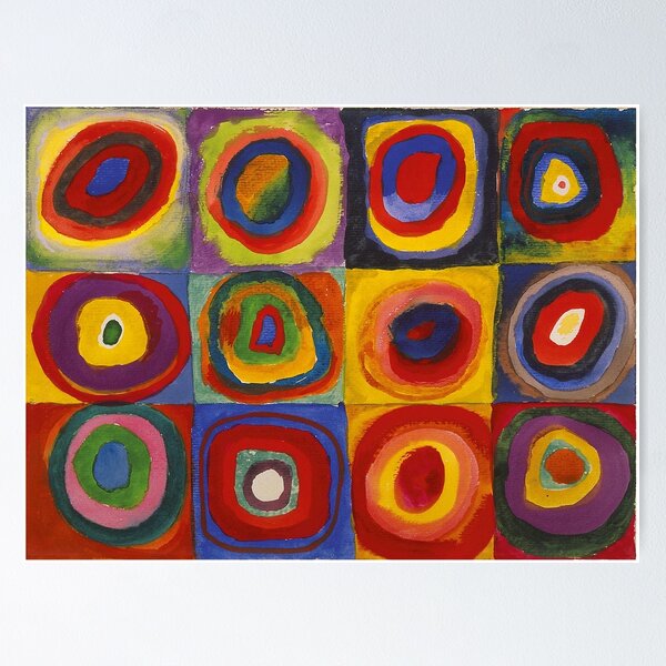 Item preview, squares with concentric circles designed and sold by ChrisSideHustle.