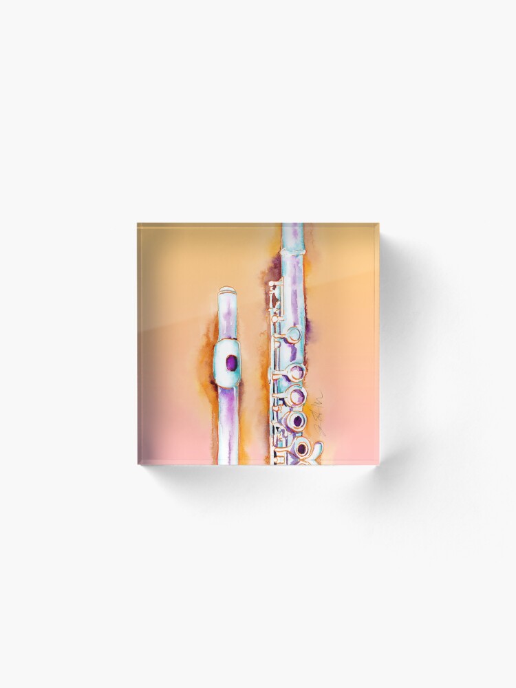 "Flute Mouthpiece" Acrylic Block for Sale by jamiehansenart Redbubble