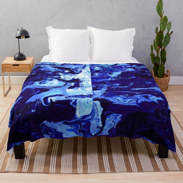 Item preview, Blue Slime Marble Fluid art designed and sold by xalexiart.
