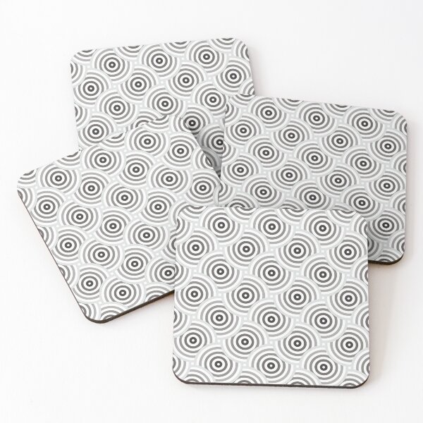 Item preview, Concentric Circles Pattern – Gray designed and sold by RoguePatterns.