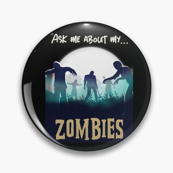 Item preview, Ask Me About My Zombies Funny Halloween Design designed and sold by up4tee.