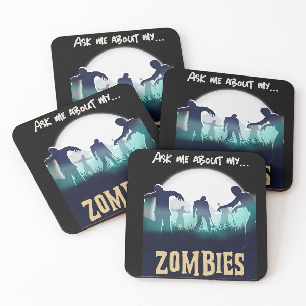 Item preview, Ask Me About My Zombies Funny Halloween Design designed and sold by up4tee.