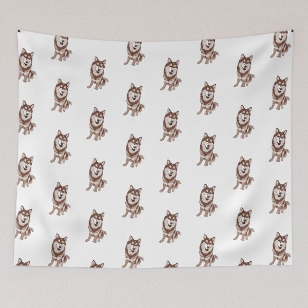 Item preview, Husky Illustration  designed and sold by Liliana Caceres Designs.