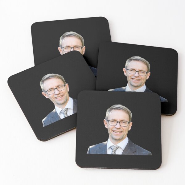 Dr Ashley Bloomfield Smile Coasters (Set of 4)