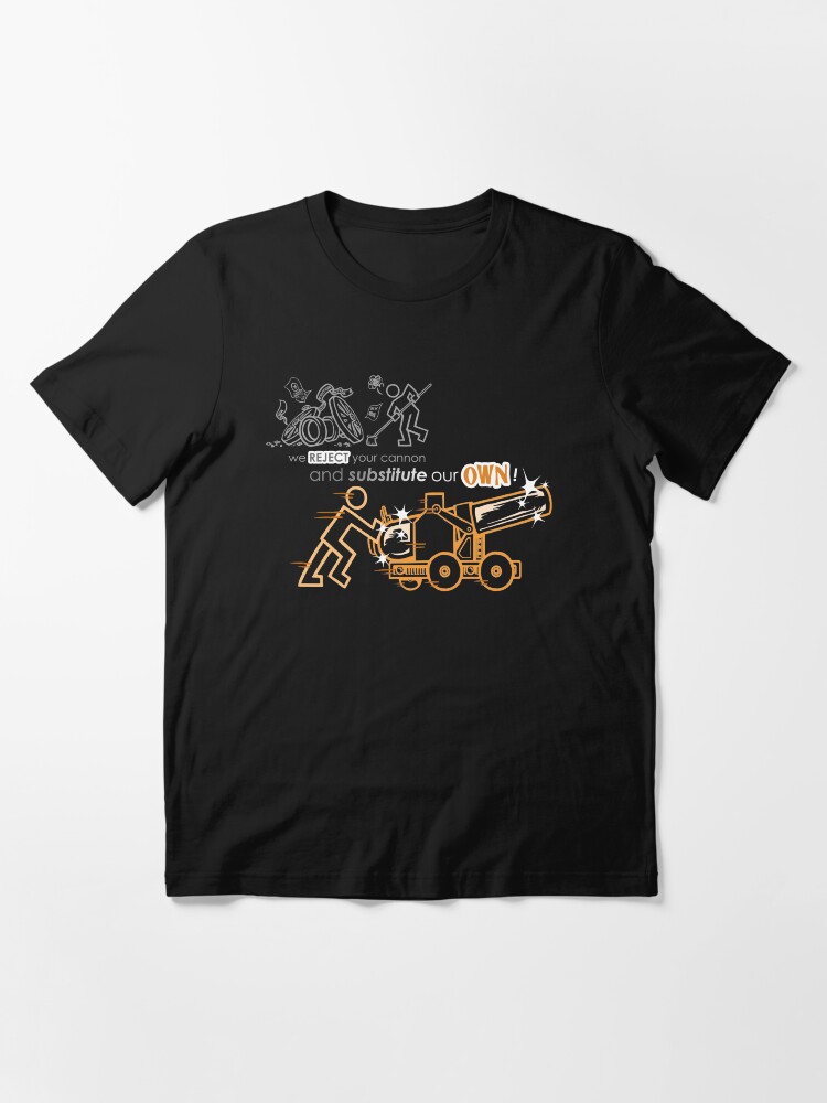 Alternate view of We Reject Your Cannon (Orange Version) Essential T-Shirt