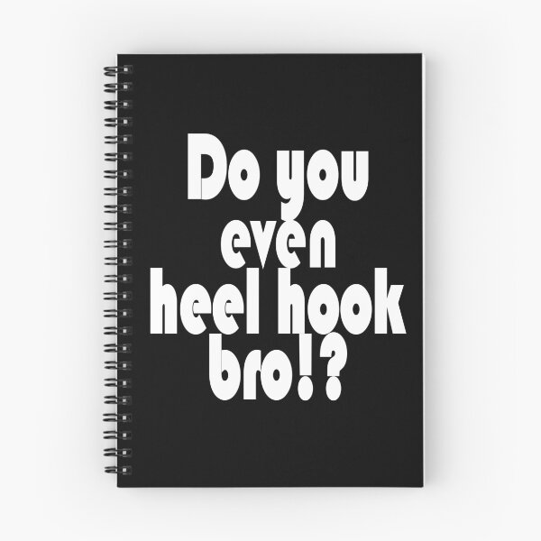 Item preview, BJJ - Do you even heel hook bro!? - Black designed and sold by AJ-DesignCo.