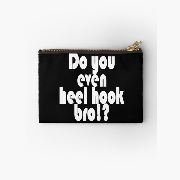 Item preview, BJJ - Do you even heel hook bro!? - Black designed and sold by AJ-DesignCo.