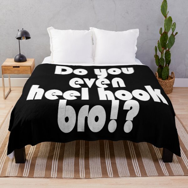 Item preview, BJJ - Do you even heel hook bro!? - Black designed and sold by AJ-DesignCo.