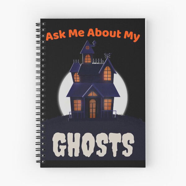 Item preview, Ask Me About My Ghosts Funny Halloween Design designed and sold by up4tee.