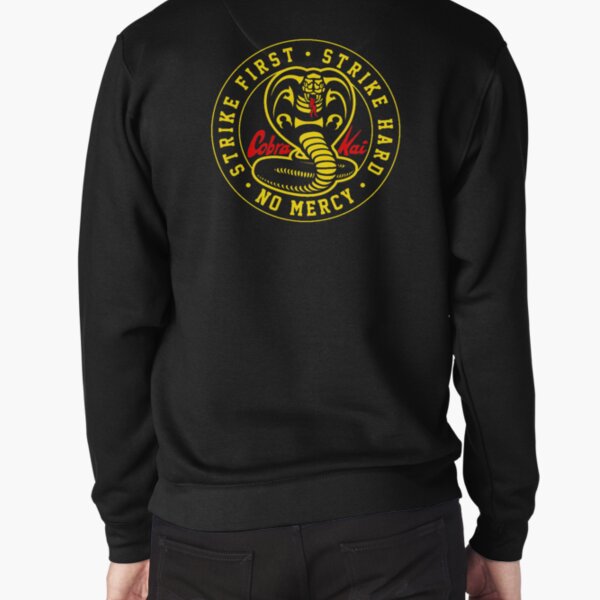 Cobra Kai Kicks Get Chicks Fleece Crew Sweatshirt Black MD