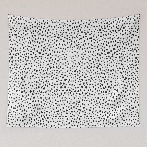 Item preview, Dalmatian Spots - Black and White Polka Dots designed and sold by sorbetedelimon.