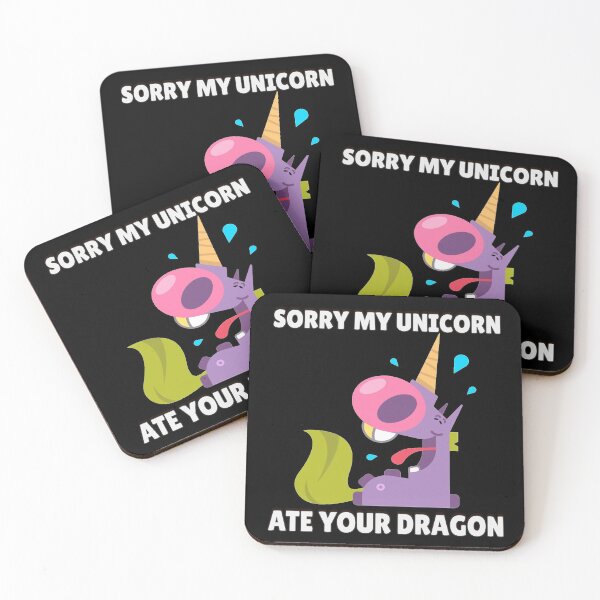 Item preview, Dragons and Unicorns - Unicorns and Dragons Uni designed and sold by Coder-T.
