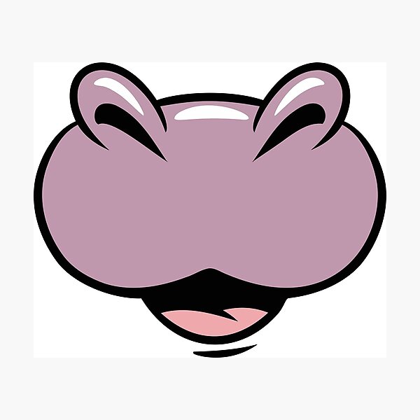 Item preview, Hippo Nose designed and sold by Printify Zone.