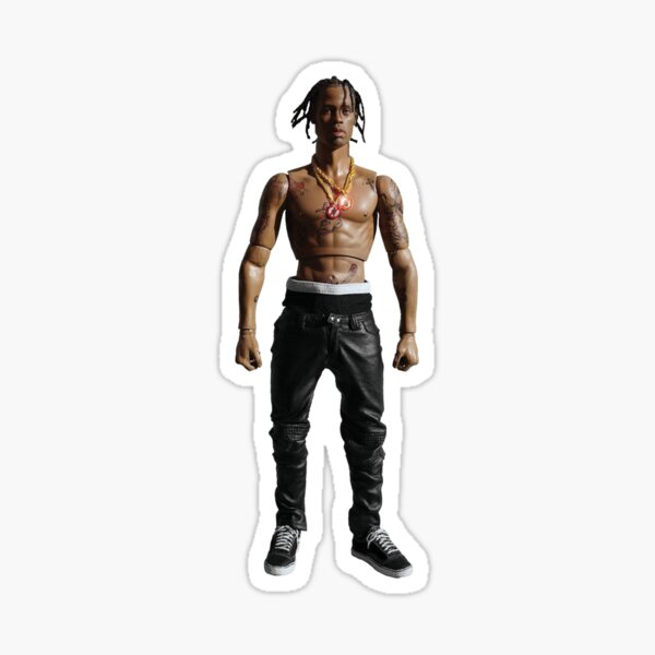 Travis Scott Action Figure Sticker