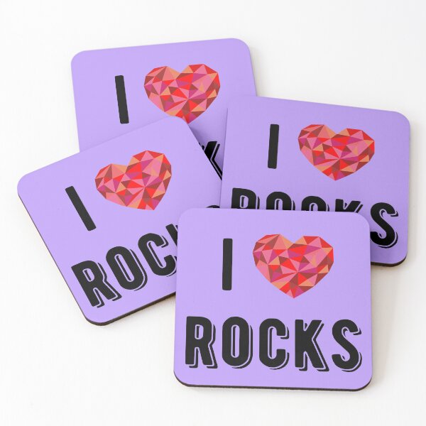 Item preview, I love rocks / lavender designed and sold by awesomecrystals.