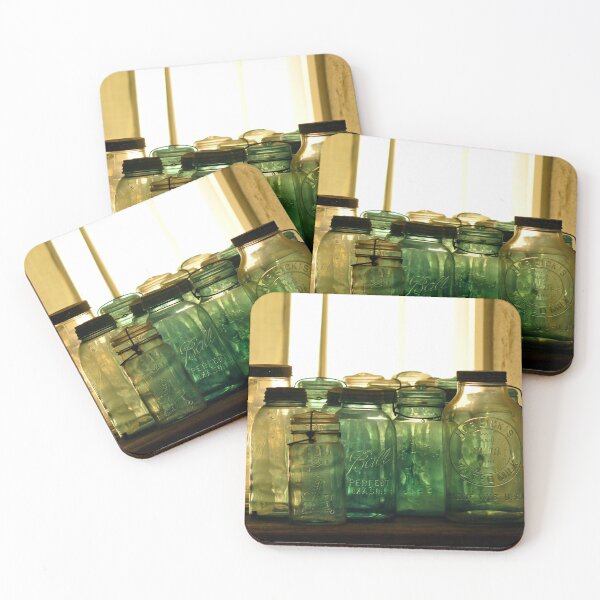 Item preview, Old Glass Jars and Bottles designed and sold by Kim McClain Gregal.
