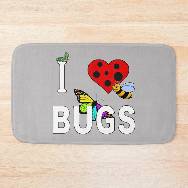 Item preview, I Love Bugs Caterpillar Honey Bee Butterfly Insect. designed and sold by MAXXEXCHANGE.