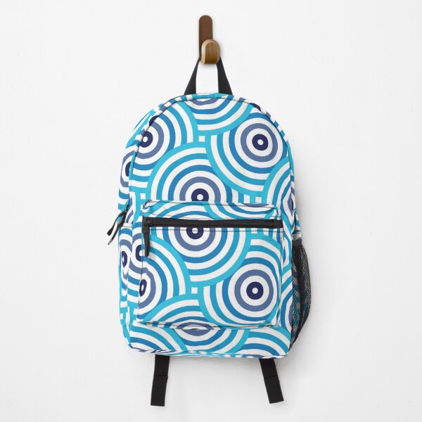 Item preview, Concentric Circles Pattern – Blue designed and sold by RoguePatterns.