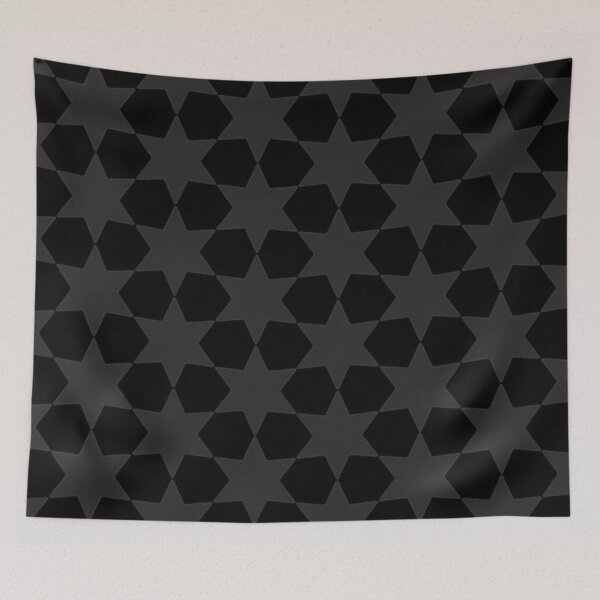 Item preview, So, is this a Dark Gray Star or a Black Flower Pattern, You Decide designed and sold by Neil Feigeles.