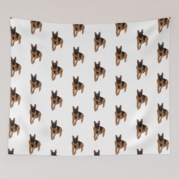 Item preview, German Shepherd Illustration  designed and sold by Liliana Caceres Designs.
