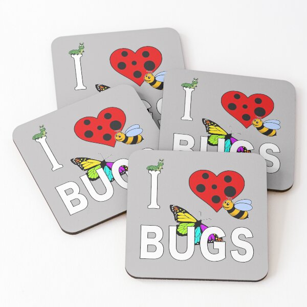 Item preview, I Love Bugs Caterpillar Honey Bee Butterfly Insect. designed and sold by MAXXEXCHANGE.