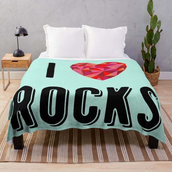 Item preview, I love rocks / mint designed and sold by awesomecrystals.