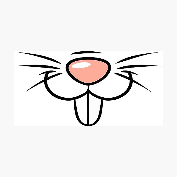 Item preview, Bunny Nose designed and sold by Printify Zone.