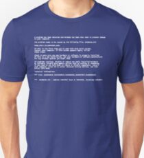 Blue Screen of Death Slim Fit T-Shirt