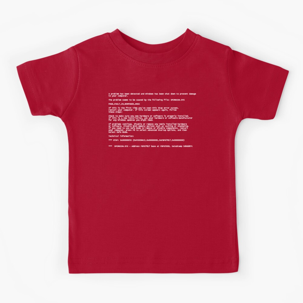 Designed for Microsoft Windows XP Kids T-Shirt for Sale by Biochao