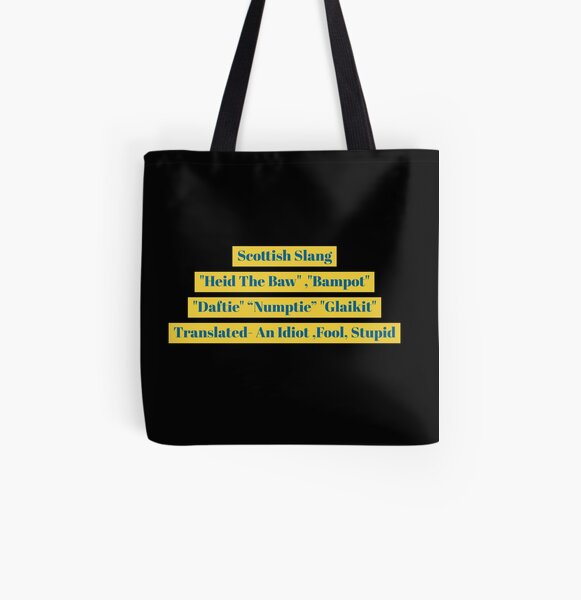 Scottish Slang Bags Redbubble