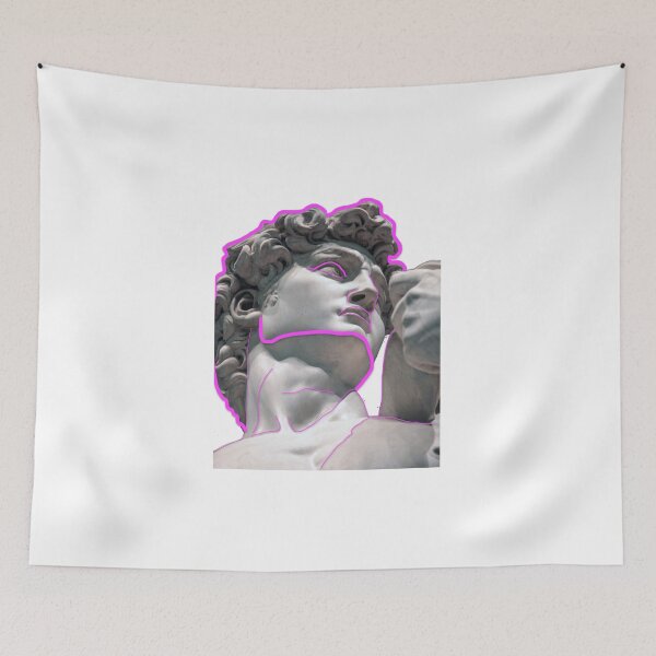 Item preview, Michelangelo David pink outline designed and sold by charlo19.