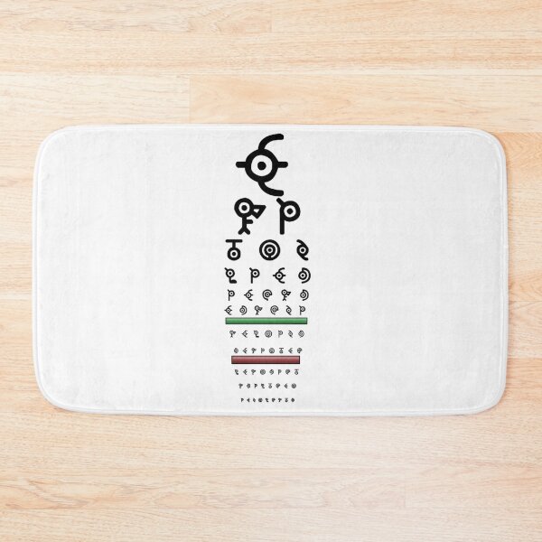Item preview, Unown eyesight chart test designed and sold by SolarFox.