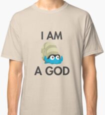 Twitch Plays Pokemon: I Am A God - Light with Dark Text Classic T-Shirt